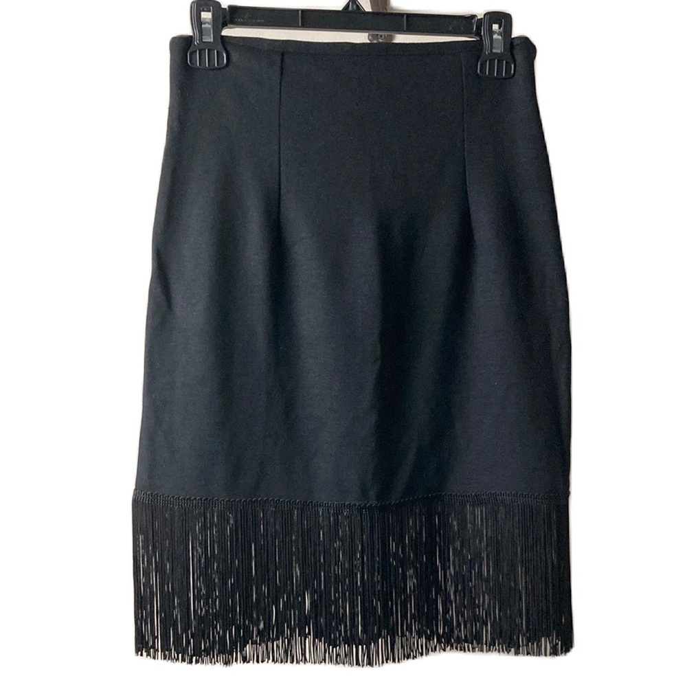 KC Cooper Los Angeles vintage black skirt, small- 26” waist x 23” length